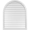 Ekena Millwork Round Top Surface Mount PVC Gable Vent w/ 2"W x 2"P Brickmould Sill Frame, 34"W x 42"H GVPRT34X4203SN - alternate 1